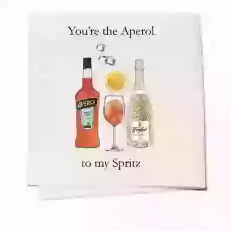 Aperol to my Spritz  napkins x4 